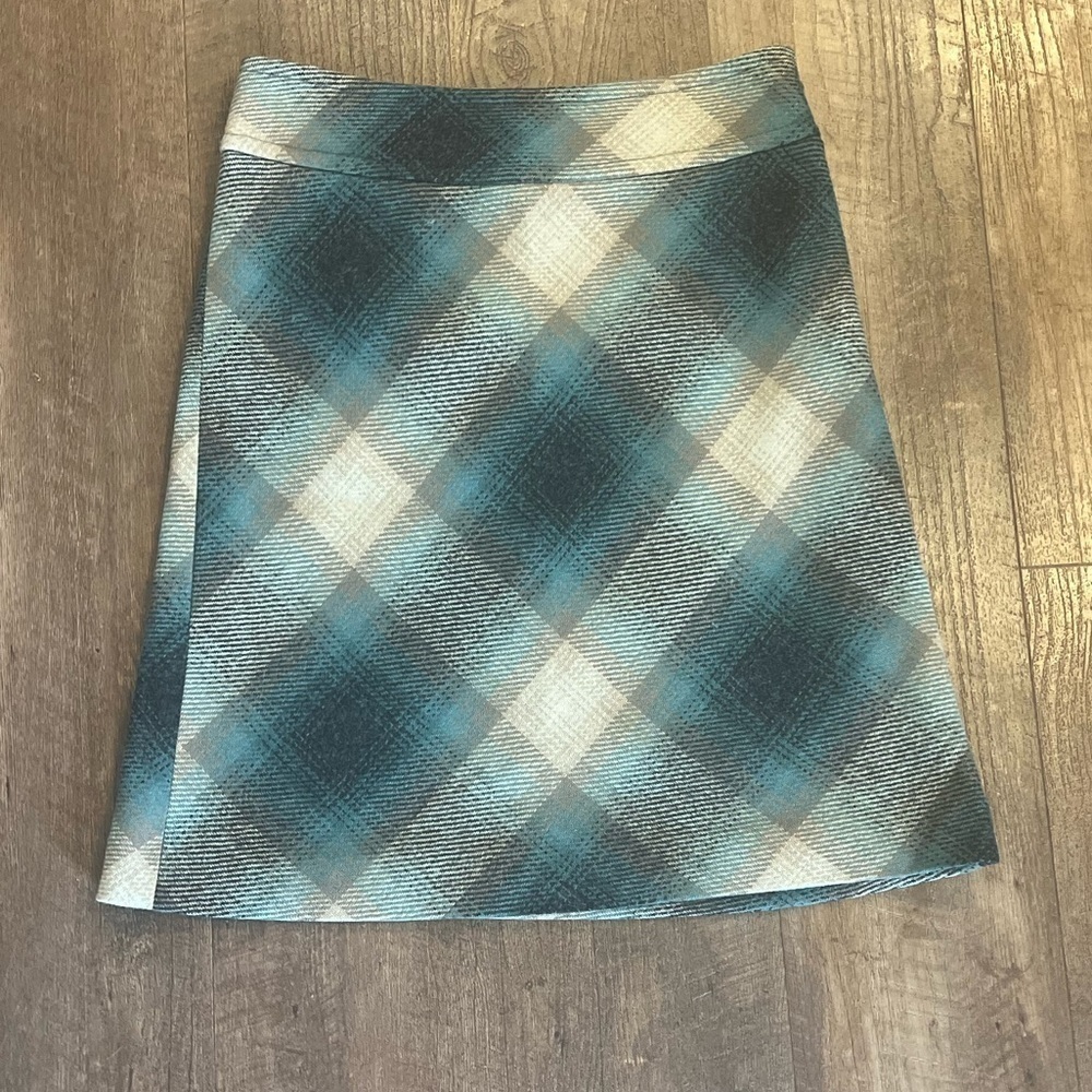 ANN Taylor Loft Knee Length Wool Blend Career Skirt Size 0